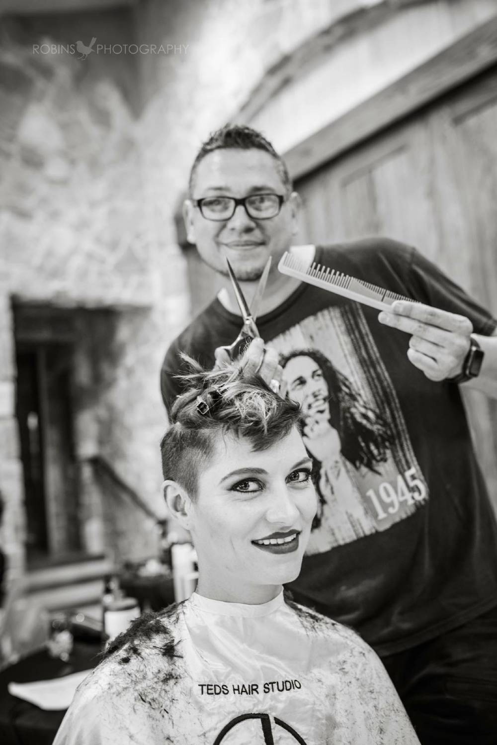 Ted Medina Hair at Show